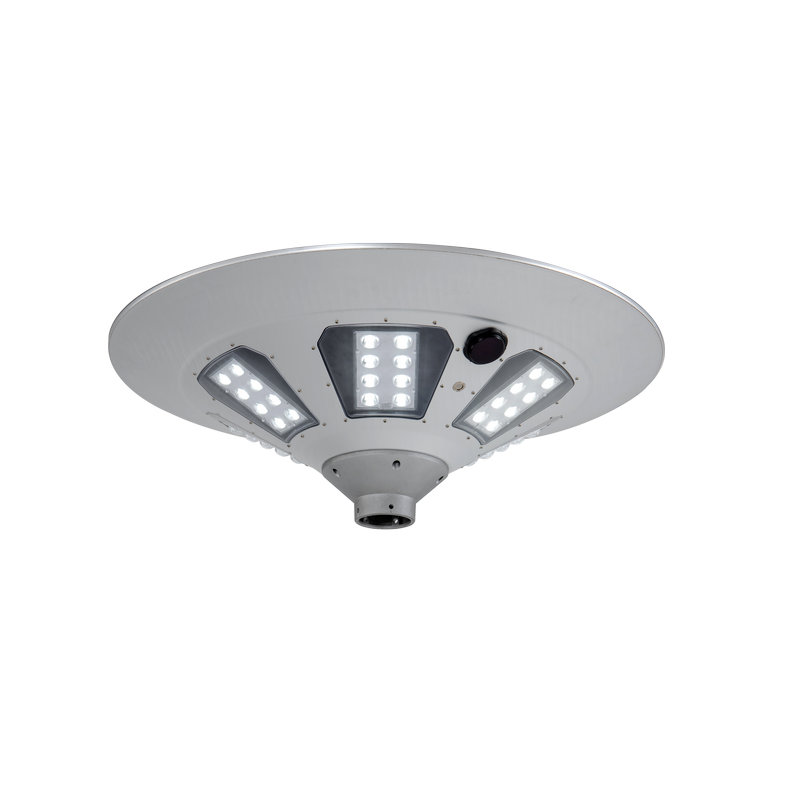 60w post top solar garden light