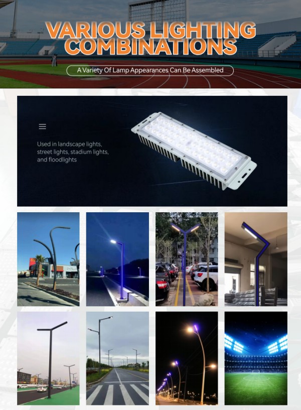 100w led street light module
