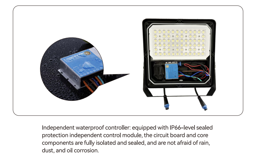 50w solar flood light